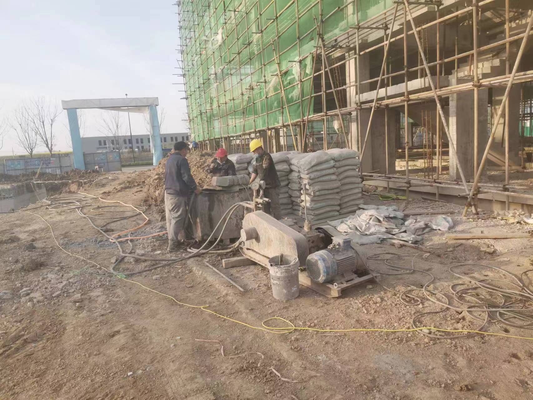 清新别墅下沉注浆