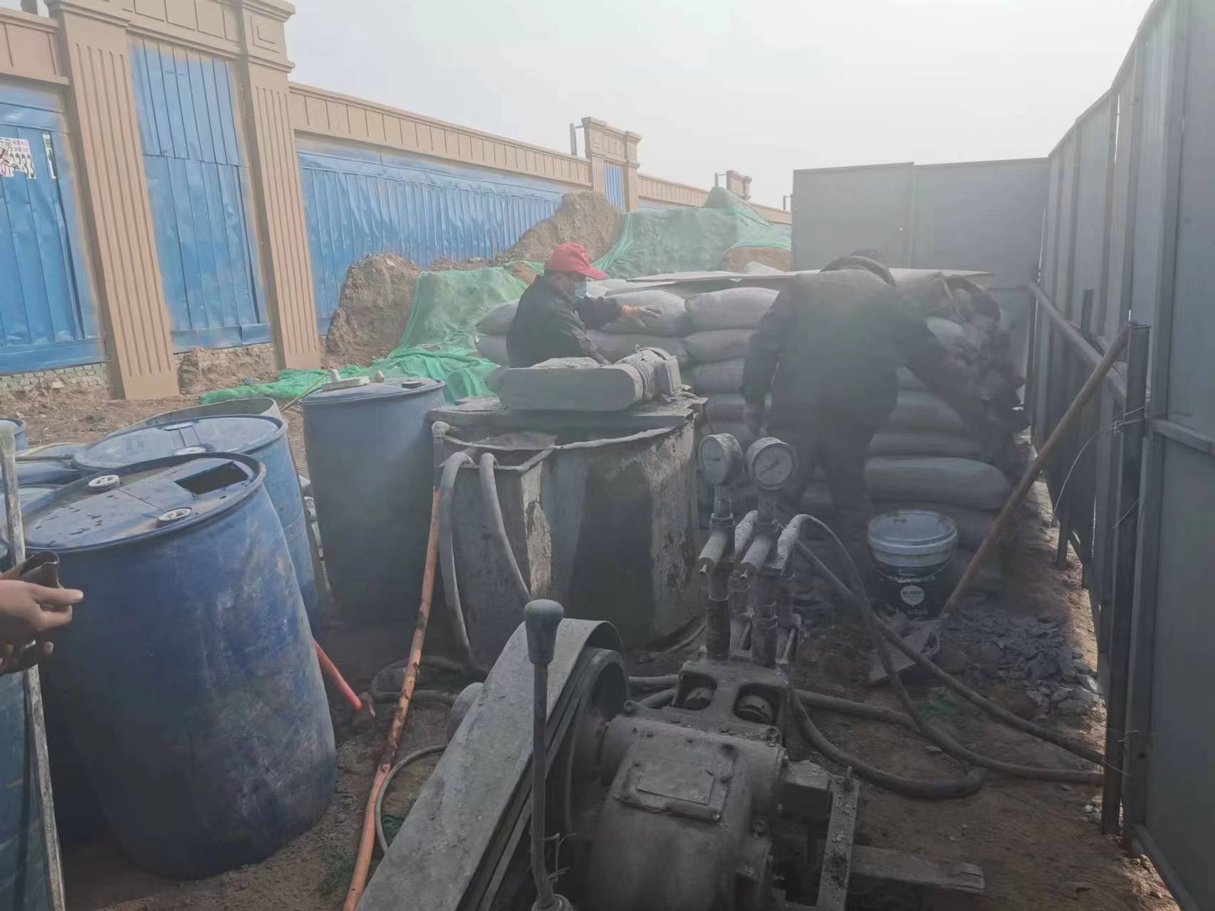 清新房屋下沉注浆